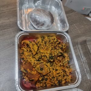 Egusi | Eforiro | Afang + 2 poundo or amala + 2 protein