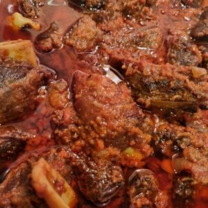 Goat meat stew